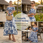 🏆LETZTER TAG 50% RABATT🔥Damen Schulterfreies Maxikleid mit Taillenauschnitt und Gänseblümchen-Print