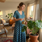 👗🌸 Women's Boho V-Neck Mixed Print Maxi Dress – 50% RABATT! Boho-Chic, V-Ausschnitt, edler Mix-Print – perfekt für warme Tage & Urlaub. 🔥✨
