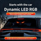 Solarbetriebene LED-Warnleuchte fürs Auto