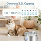 ⚙️💧 Edelstahl-Katzenbrunnen mit automatischer Filterung – 50% RABATT! Frisches, gefiltertes Wasser für gesunde Katzen – großes Fassungsvermögen, leise Pumpe. 🔥🐱