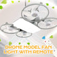 💡🌀 50% RABATT! 3-stufiger E27 Deckenventilator mit Fernbedienung – Kühlt & beleuchtet, leise & energieeffizient – Perfekt für Schlaf- & Wohnzimmer ✨