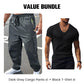 🔥👖 50% RABATT! Herren-Cargohose – strapazierfähig, praktisch, vielseitig – mit mehreren Taschen für Werkzeug, Handy & mehr. 💪🔧