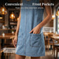 👗💙 Damen Lässiges Denim-Trägerkleid – 50% RABATT! Leichter Jeansstoff, verstellbare Träger, perfekt für warme Tage & lässige Looks. 🔥☀️